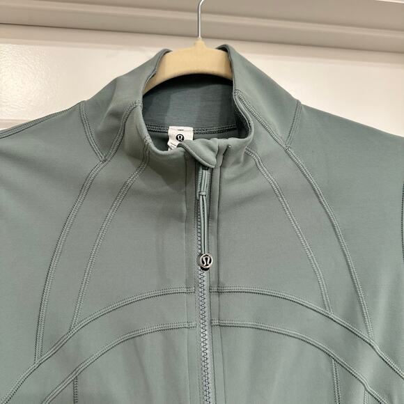Lululemon Define Jacket *Nulu in Crater Blue Size 6 - Picture 4 of 6